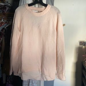 LOFT pink V back cozy sweater 💕